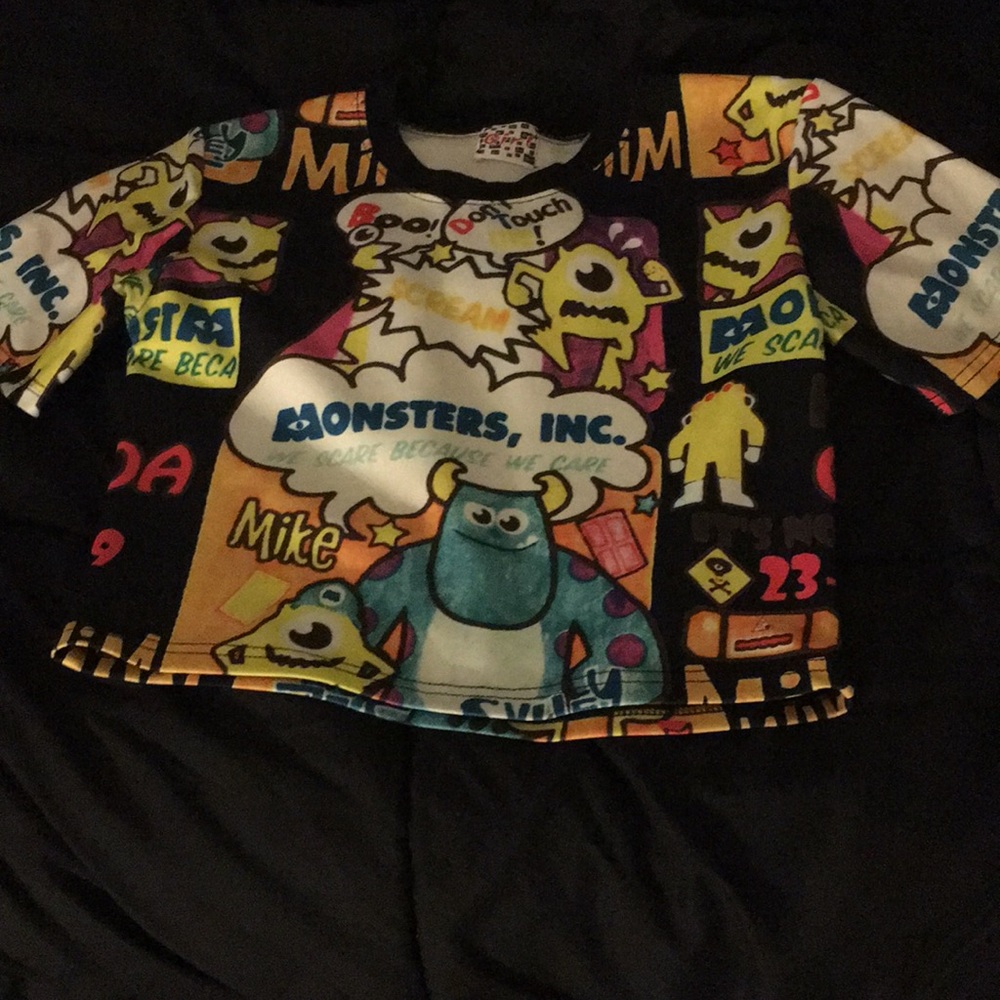 Monsters inc crop top